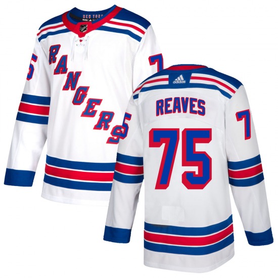 Men's New York Rangers #75 Ryan Reaves White Stitched Jersey Men's New York Rangers #75 Ryan Reaves White Stitched Jersey