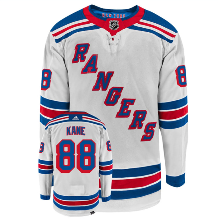 Men's New York Rangers #88 Patrick Kane White Stitched Jersey Men's New York Rangers #88 Patrick Kane White Stitched Jersey