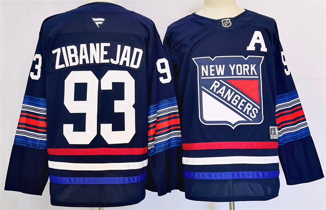 Men's New York Rangers #93 Mika Zibanejad Navy 2024-25 Stitched Jersey Men's New York Rangers #93 Mika Zibanejad Navy 2024-25 Stitched Jersey