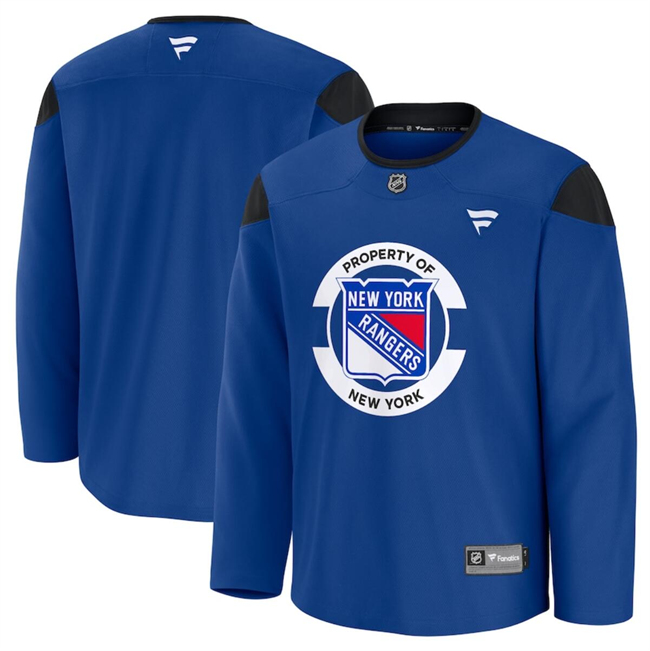 Men's New York Rangers Royal 2024-25 Team Practice Stitched Hockey Jersey Men's New York Rangers Royal 2024-25 Team Practice Stitched Hockey Jersey