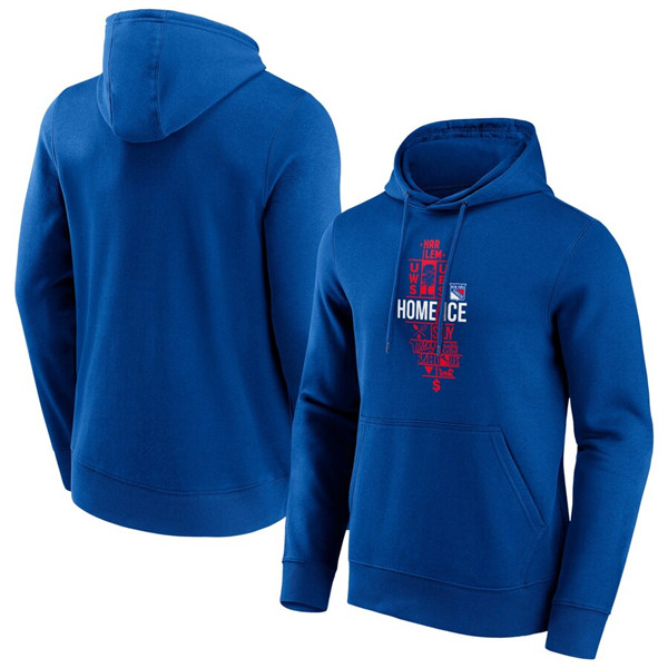 Men's New York Rangers Royal Hometown Graphic Hoodie Men's New York Rangers Royal Hometown Graphic Hoodie