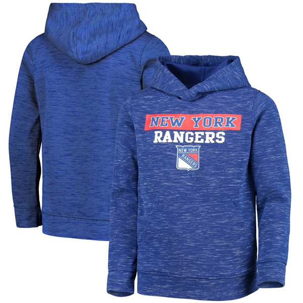 Men's New York Rangers Royal Logo Scuba Pullover Hoodie Men's New York Rangers Royal Logo Scuba Pullover Hoodie