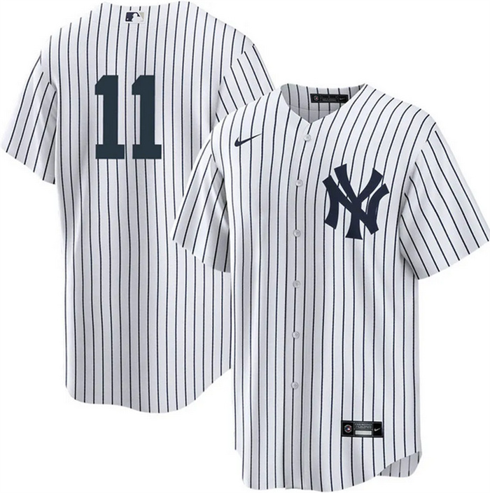 Men's New York Yankees #11 Anthony Volpe White Cool Base Stitched Baseball Jersey Men's New York Yankees #11 Anthony Volpe White Cool Base Stitched Baseball Jersey