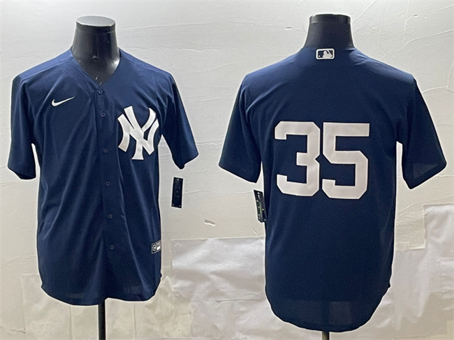 Men's New York Yankees #35 Cody Bellinger Navy Cool Base Stitched Baseball Jersey Men's New York Yankees #35 Cody Bellinger Navy Cool Base Stitched Baseball Jersey