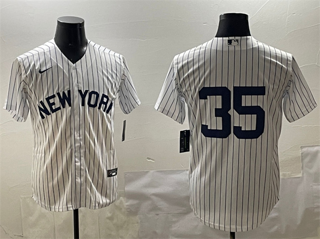 Men's New York Yankees #35 Cody Bellinger White Cool Base Stitched Baseball Jersey Men's New York Yankees #35 Cody Bellinger White Cool Base Stitched Baseball Jersey