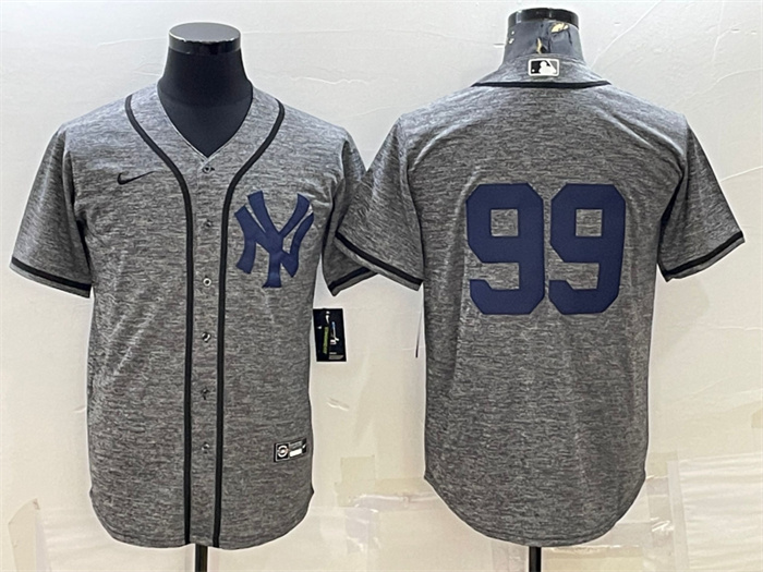 Men's New York Yankees #99 Aaron Judgey Grey Cool Base Stitched Jersey Men's New York Yankees #99 Aaron Judgey Grey Cool Base Stitched Jersey