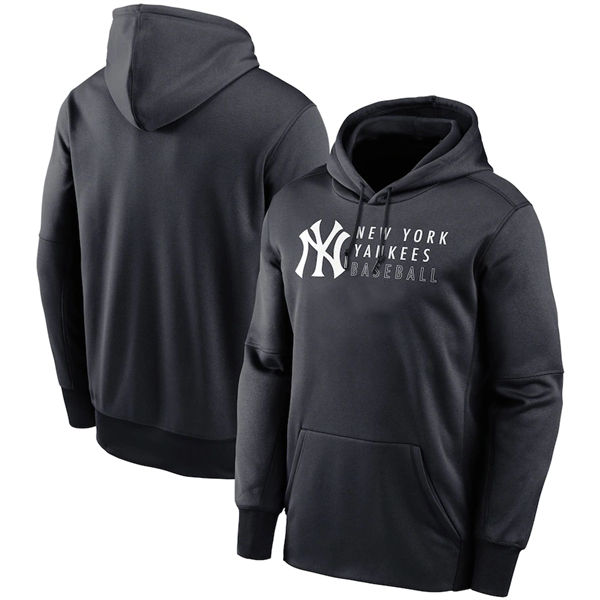 Men's New York Yankees Black Hoodie Men's New York Yankees Black Hoodie