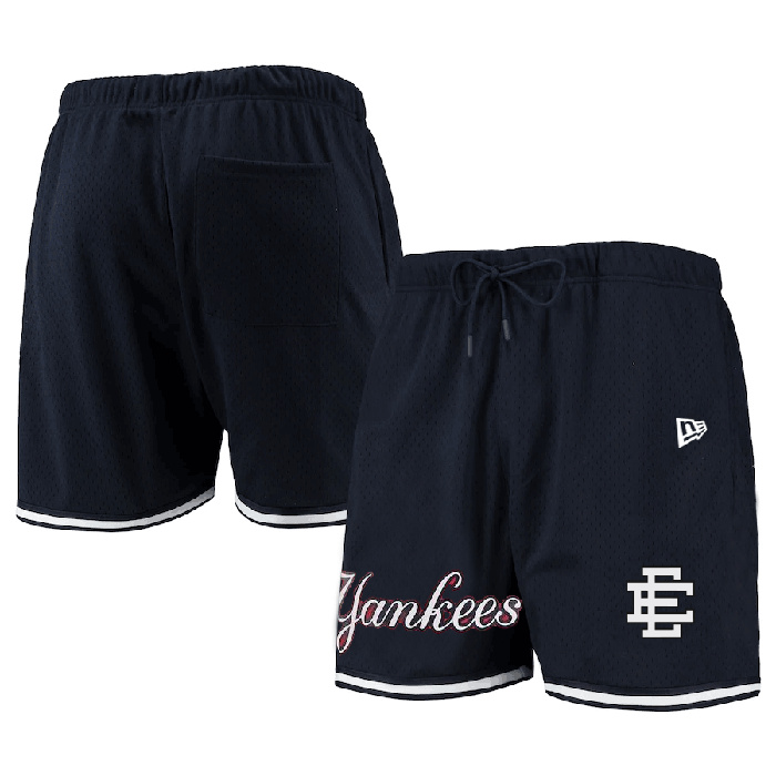 Men's New York Yankees Navy Mesh Shorts 001 Men's New York Yankees Navy Mesh Shorts 001