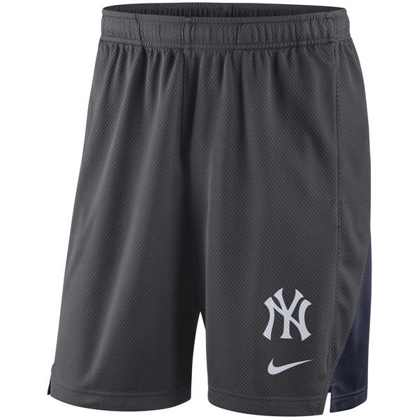 Men's New York Yankees Nike Anthracite Franchise Performance Shorts Men's New York Yankees Nike Anthracite Franchise Performance Shorts