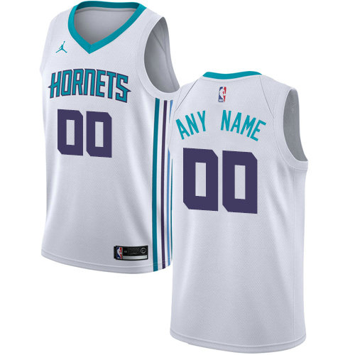 Men's Nike Charlotte Hornets White NBA Swingman Custom Jersey Men's Nike Charlotte Hornets White NBA Swingman Custom Jersey