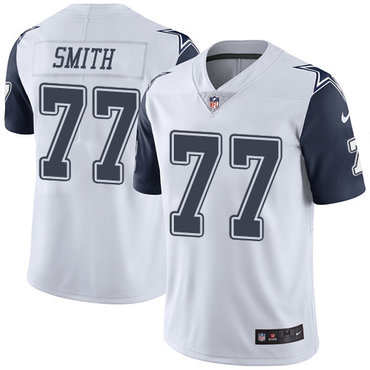 Men's Nike Cowboys #77 Tyron Smith color rush White NFL limited Jersey Men's Nike Cowboys #77 Tyron Smith color rush White NFL limited Jersey