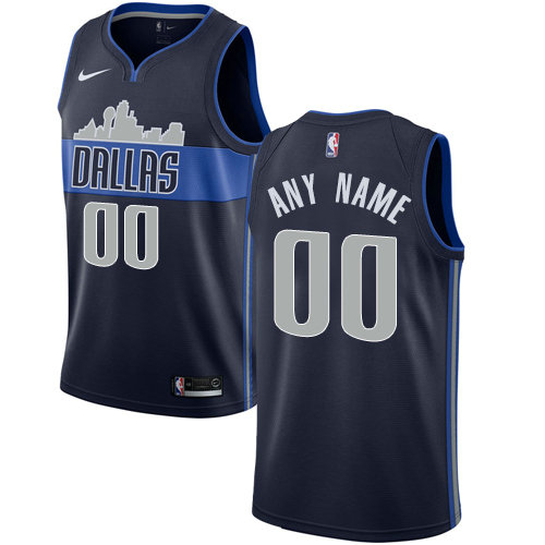 Men's Nike Dallas Mavericks Customized Authentic Navy Blue NBA Statement Edition Jersey Men's Nike Dallas Mavericks Customized Authentic Navy Blue NBA Statement Edition Jersey