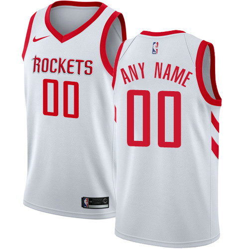 Men's Nike Houston Rockets Customized Swingman White Home NBA Association Edition Jersey Men's Nike Houston Rockets Customized Swingman White Home NBA Association Edition Jersey