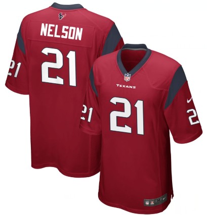 Men's Nike Houston Texans #21 Steven Nelson Red Vapor Limited Jersey Men's Nike Houston Texans #21 Steven Nelson Red Vapor Limited Jersey