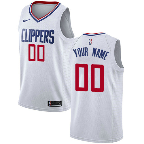 Men's Nike Los Angeles Clippers Customized Authentic White NBA Association Edition Jersey Men's Nike Los Angeles Clippers Customized Authentic White NBA Association Edition Jersey