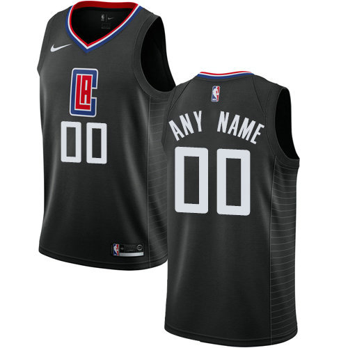 Men's Nike Los Angeles Clippers Customized Swingman Black Alternate NBA Statement Edition Jersey Men's Nike Los Angeles Clippers Customized Swingman Black Alternate NBA Statement Edition Jersey