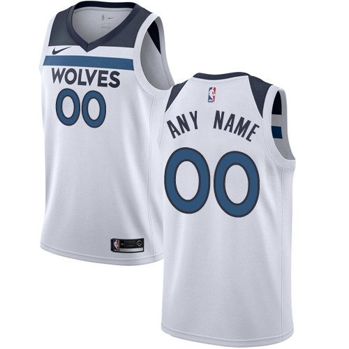 Men's Nike Minnesota Timberwolves Customized Authentic White NBA Association Edition Jersey Men's Nike Minnesota Timberwolves Customized Authentic White NBA Association Edition Jersey