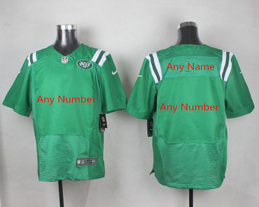 Men's Nike New York Jets Green Stitched NFL Elite Rush Customized Jersey Men's Nike New York Jets Green Stitched NFL Elite Rush Customized Jersey