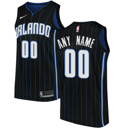 Men's Nike Orlando Magic Customized Swingman Black Alternate NBA Statement Edition Jersey Men's Nike Orlando Magic Customized Swingman Black Alternate NBA Statement Edition Jersey
