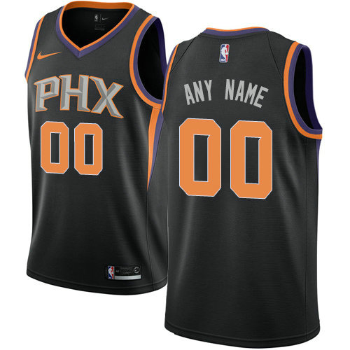 Men's Nike Phoenix Suns Customized Swingman Black Alternate NBA Statement Edition Jersey Men's Nike Phoenix Suns Customized Swingman Black Alternate NBA Statement Edition Jersey