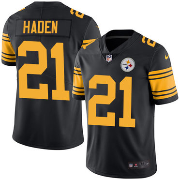 Men's Nike Pittsburgh Steelers #21 Joe Haden Limited Black Rush Vapor Untouchable NFL Jersey Men's Nike Pittsburgh Steelers #21 Joe Haden Limited Black Rush Vapor Untouchable NFL Jersey