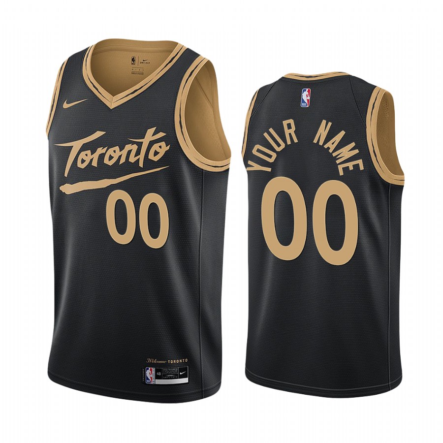 Men's Nike Raptors Personalized Black NBA Swingman 2020-21 City Edition Jersey Men's Nike Raptors Personalized Black NBA Swingman 2020-21 City Edition Jersey