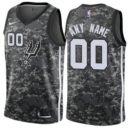 Men's Nike San Antonio Spurs Customized Authentic Camo NBA City Edition Jersey Men's Nike San Antonio Spurs Customized Authentic Camo NBA City Edition Jersey