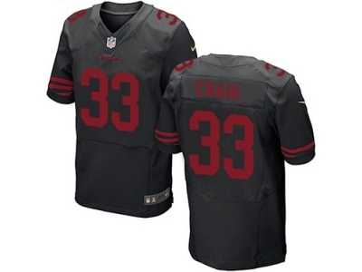 Men's Nike San Francisco 49ers #33 Roger Craig Elite Black NFL Jersey Men's Nike San Francisco 49ers #33 Roger Craig Elite Black NFL Jersey