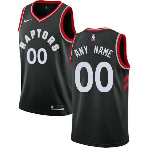 Men's Nike Toronto Raptors Customized Swingman Black Alternate NBA Statement Edition Jersey Men's Nike Toronto Raptors Customized Swingman Black Alternate NBA Statement Edition Jersey
