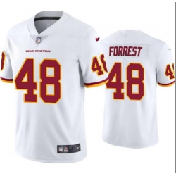 Men's Nike Washington Redskins #48 Darrick Forrest Football White Vapor Limited Jersey Men's Nike Washington Redskins #48 Darrick Forrest Football White Vapor Limited Jersey