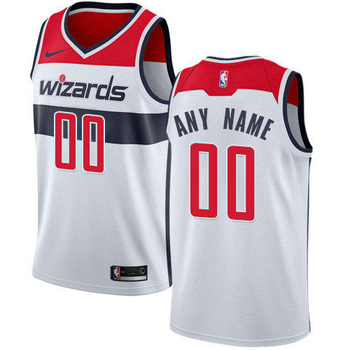 Men's Nike Washington Wizards Customized Swingman White Home NBA Association Edition Jersey Men's Nike Washington Wizards Customized Swingman White Home NBA Association Edition Jersey