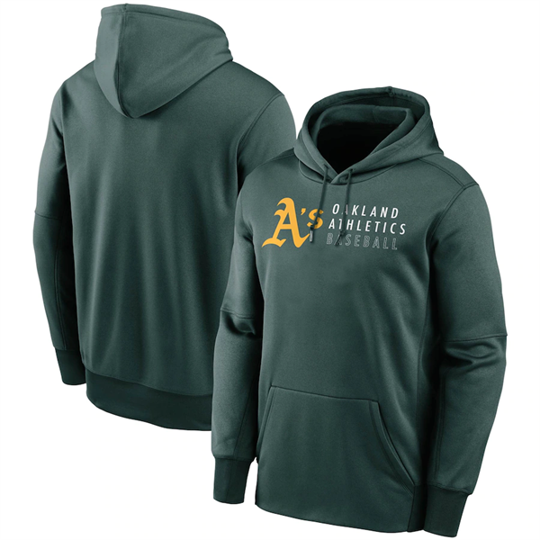 Men's Oakland Athletics Green Hoodie Men's Oakland Athletics Green Hoodie