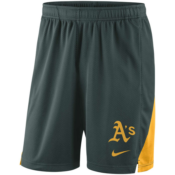Men's Oakland Athletics Nike Green Franchise Performance Shorts Men's Oakland Athletics Nike Green Franchise Performance Shorts