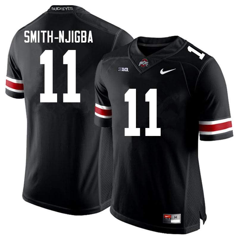 Men's Ohio State Buckeyes #11 Jaxon Smith-Njigba Black Nike College Football Jersey