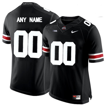 Men's Ohio State Buckeyes Customized College Football Limited Jersey - Black Men's Ohio State Buckeyes Customized College Football Limited Jersey - Black