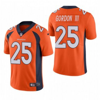 Men's Orange Denver Broncos #25 Melvin Gordon III Vapor Untouchable Limited Stitched Jersey Men's Orange Denver Broncos #25 Melvin Gordon III Vapor Untouchable Limited Stitched Jersey