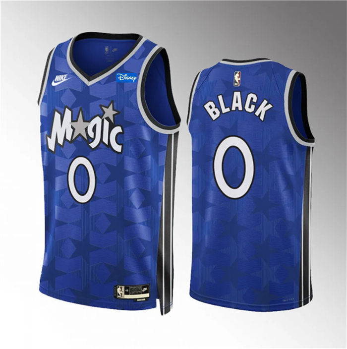 Men's Orlando Magic #0 Anthony Black Blue 2023 24 Classic Edition Stitched Basketball Jersey Men's Orlando Magic #0 Anthony Black Blue 2023 24 Classic Edition Stitched Basketball Jersey