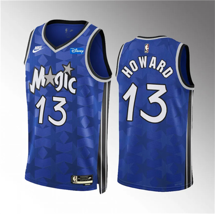 Men's Orlando Magic #13 Jett Howard Blue 2023 24 Classic Edition Stitched Basketball Jersey Men's Orlando Magic #13 Jett Howard Blue 2023 24 Classic Edition Stitched Basketball Jersey