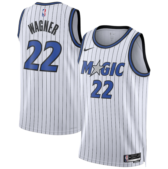 Men's Orlando Magic #22 Franz Wagner White 2025 Association Edition Stitched Basketball Jersey Men's Orlando Magic #22 Franz Wagner White 2025 Association Edition Stitched Basketball Jersey