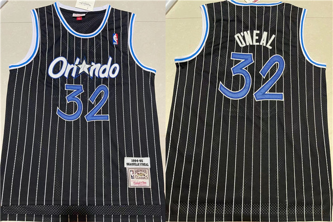 Men's Orlando Magic #32 Shaquille O'Neal Black Stitched Jersey Men's Orlando Magic #32 Shaquille O'Neal Black Stitched Jersey
