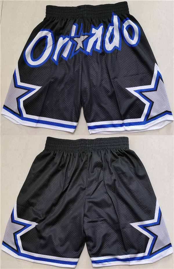 Men's Orlando Magic Black Shorts(Run Small) Men's Orlando Magic Black Shorts(Run Small)