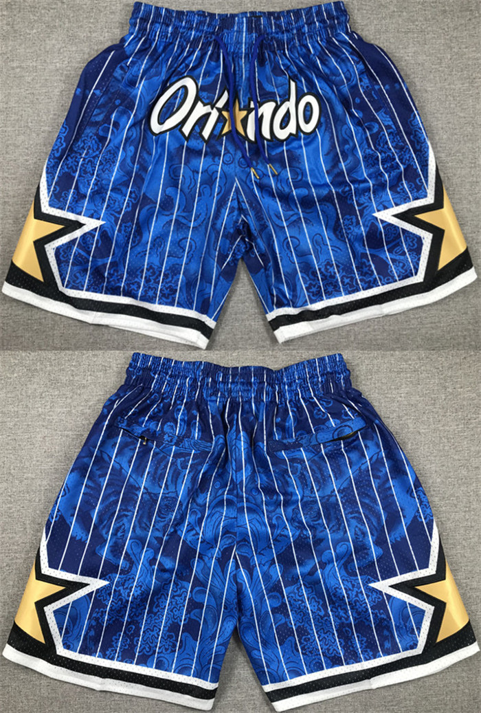 Men's Orlando Magic Blue Shorts(Run Small) Men's Orlando Magic Blue Shorts(Run Small)