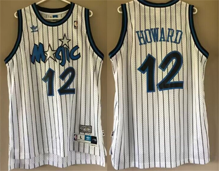 Men's Orlando Magic Men's Orlando Magic #12 Dwight Howard White Stitched JerseyWhite Stitched Jersey Men's Orlando Magic Men's Orlando Magic #12 Dwight Howard White Stitched JerseyWhite Stitched Jersey