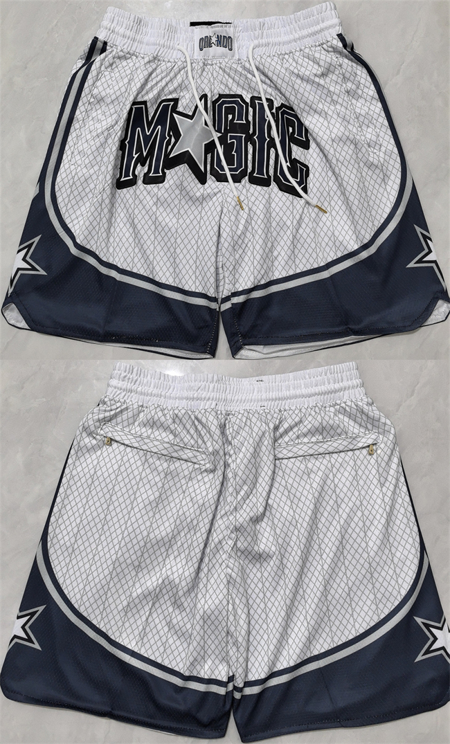 Men's Orlando Magic Silver City Edition Shorts(Run Small) Men's Orlando Magic Silver City Edition Shorts(Run Small)