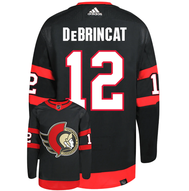 Men's Ottawa Senators #12 Alex DeBrincat 2021 Black Stitched Home Jersey Men's Ottawa Senators #12 Alex DeBrincat 2021 Black Stitched Home Jersey