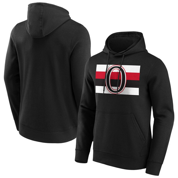 Men's Ottawa Senators Black True Classics Vintage Graphic Hoodie Men's Ottawa Senators Black True Classics Vintage Graphic Hoodie
