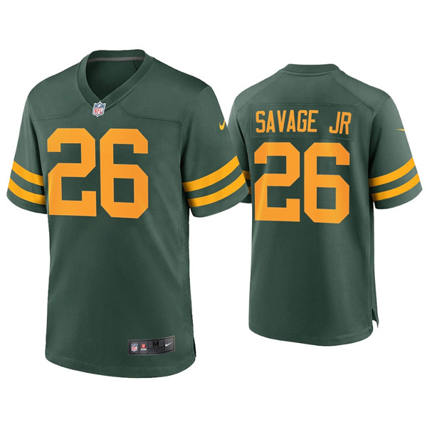 Men's Packers #26 Darnell Savage Jr. Alternate Limited Green Jersey Men's Packers #26 Darnell Savage Jr. Alternate Limited Green Jersey