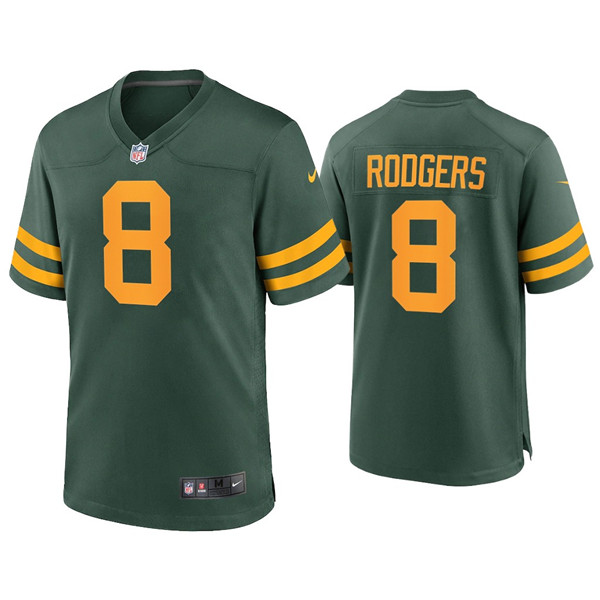 Men's Packers #8 Amari Rodgers Alternate Limited Green Jersey Men's Packers #8 Amari Rodgers Alternate Limited Green Jersey