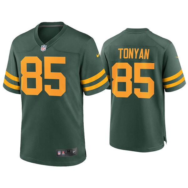 Men's Packers #85 Robert Tonyan Alternate Limited Green Jersey Men's Packers #85 Robert Tonyan Alternate Limited Green Jersey