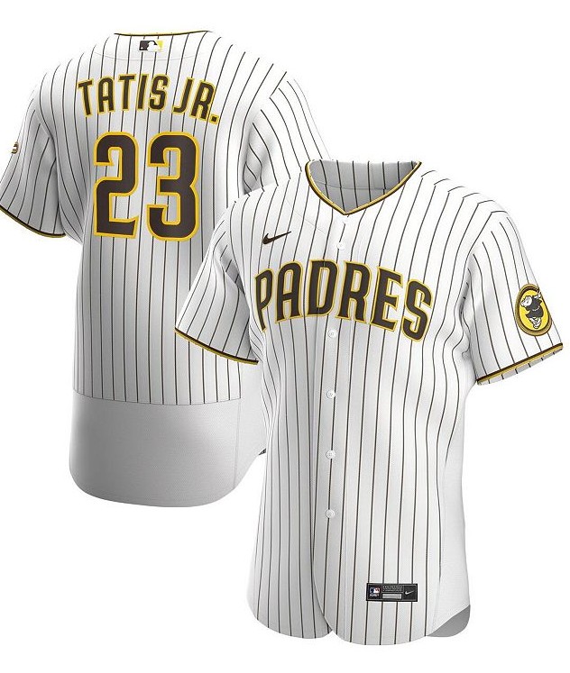 Men's Padres 23 Fernando Tatis Jr. White Nike Flexbase Jersey Men's Padres 23 Fernando Tatis Jr. White Nike Flexbase Jersey